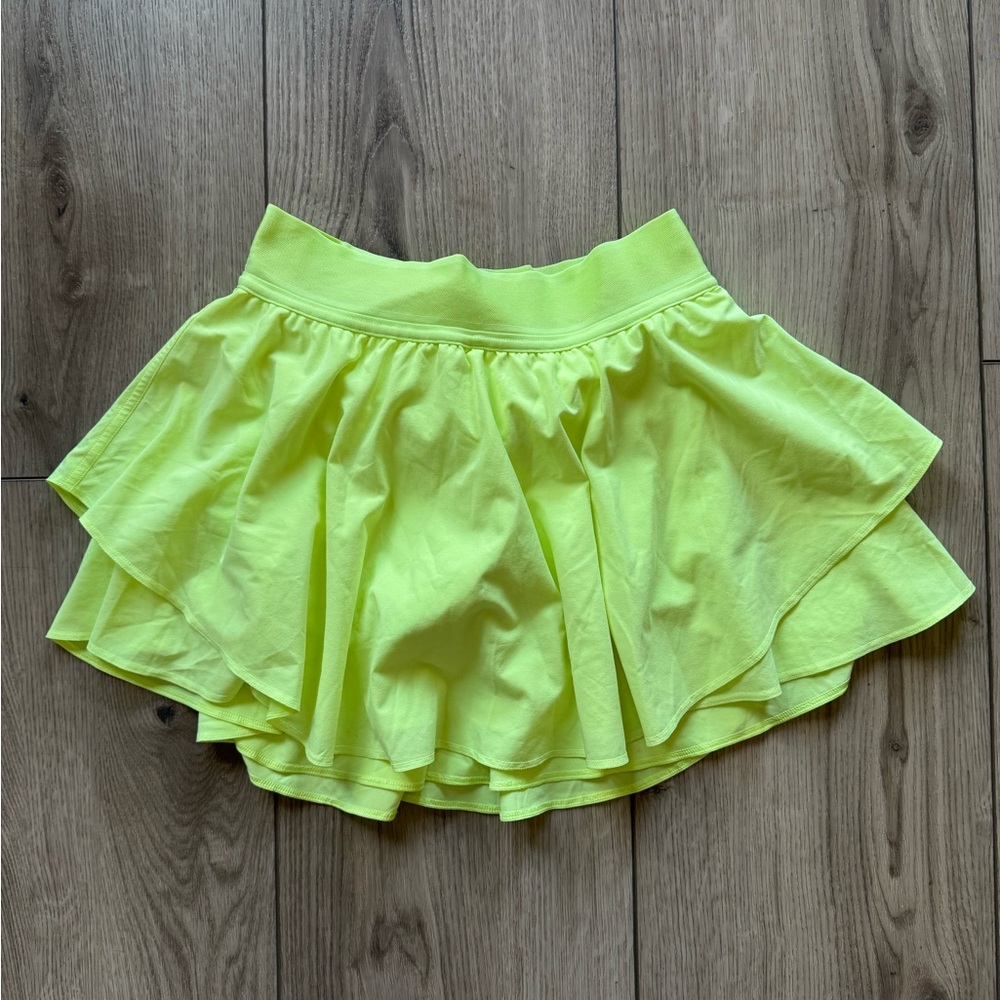 Lululemon Athletica Lime Skater Skirt